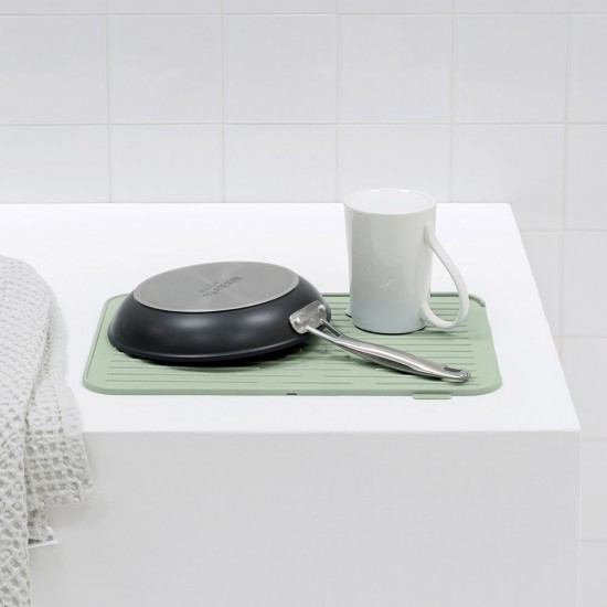Подложка силиконова за съдове Brabantia SinkSide Jade Green 33х44cm