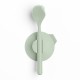 Четка за съдове Brabantia SinkSide Jade Green, вакуумна закачалка