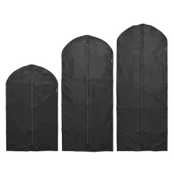 Комплект калъфи за дрехи Brabantia, размер M/L/XL, 60x100/135/150cm, Black 3 броя