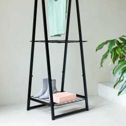 Закачалка за панталони Brabantia Soft Touch, Black/White