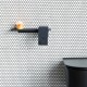 Държач за тоалетна хартия с рафт Brabantia MindSet Mineral Infinite Grey