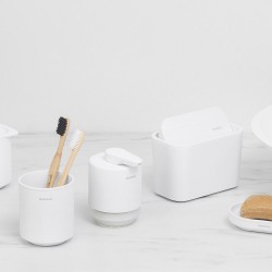Кошче за отпадъци за баня Brabantia MindSet White