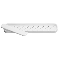 Рафт за душ с приставка за почистване Brabantia MindSet Mineral Fresh White