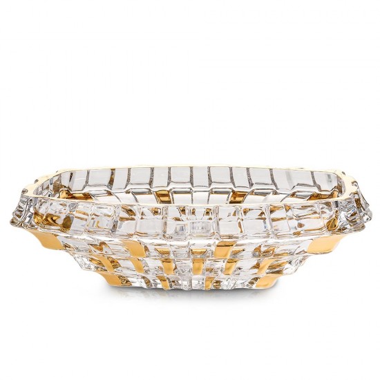 Купа Bohemia 1845 Cascade Gold 28x28cm Купа Bohemia 1845 Cascade Gold 28x28cm