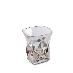 Чаша за уиски Bohemia 1845 Pyramida Platinum 280ml, 6 броя
