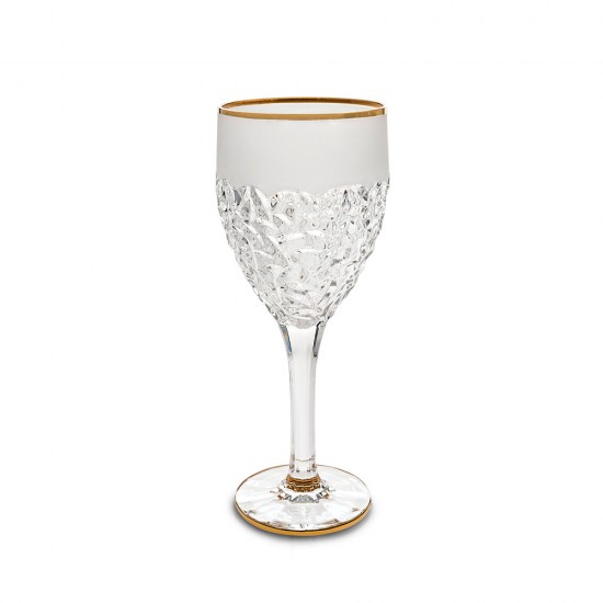 Чаша за вино Bohemia 1845 Nicolette Gold Matt 270ml, 6 броя Чаша за вино Bohemia 1845 Nicolette Gold Matt 270ml, 6 броя