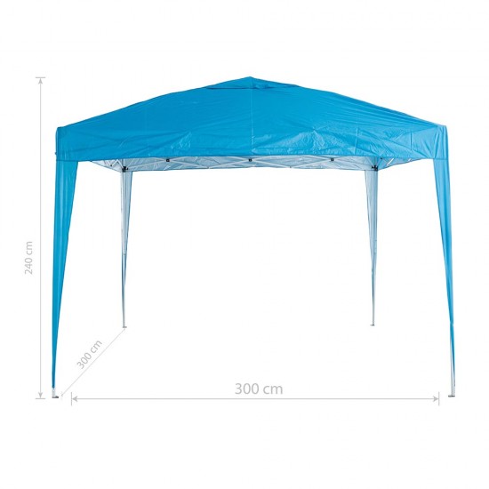 Сгъваема шатра Muhler, 300x300xH240см, Синя, POP-UP