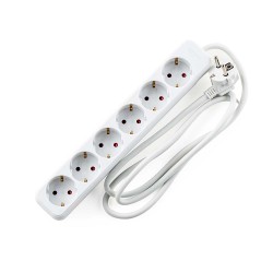 Разклонител Muhler 6G, Шуко, 1.5mm2,  1.5m дължина