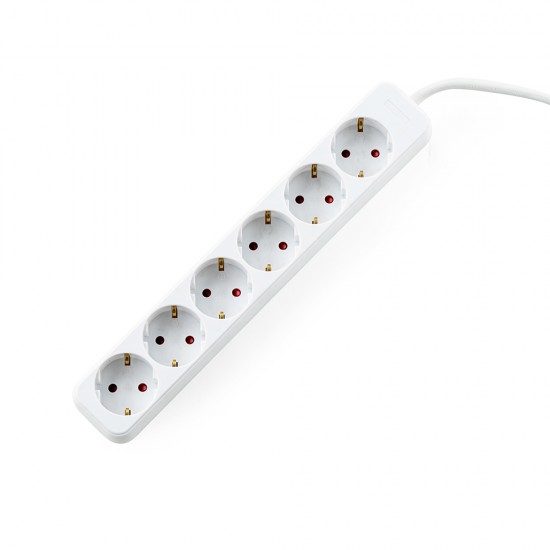 Разклонител Muhler 6G, Шуко, 1.5mm2, 1.5m дължина Разклонител Muhler 6G, Шуко, 1.5mm2, 1.5m дължина