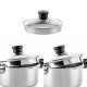 Тенджера Luigi Ferrero Sophia FR-3402 18x10cm, 2.3L Тенджера Luigi Ferrero Sophia FR-3402 18x10cm, 2.3L