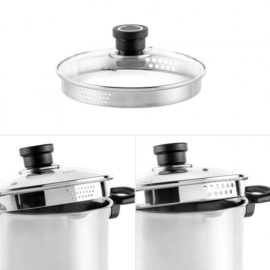 Тенджера дълбока Luigi Ferrero Sophia FR-3408 24x20cm, 8.6L Тенджера дълбока Luigi Ferrero Sophia FR-3408 24x20cm, 8.6L