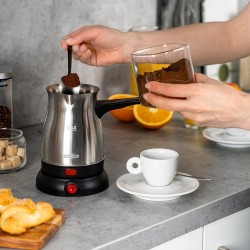 Джезве електрическо Termomax TK700S, 600W, 700 мл, метално