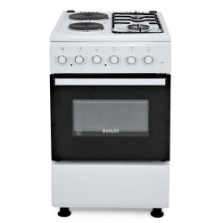 Голяма готварска печка Muhler ELC-500G, 2Г+2Е