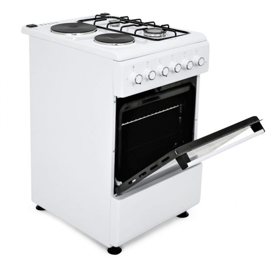 Голяма готварска печка Muhler ELC-500G, 2Г+2Е Голяма готварска печка Muhler ELC-500G, 2Г+2Е