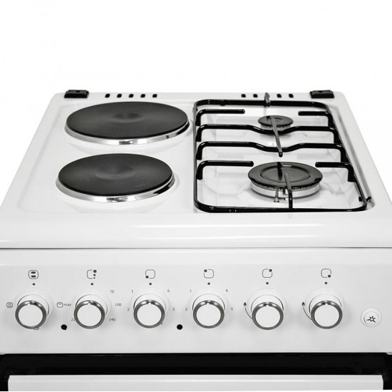 Голяма готварска печка Muhler ELC-500G, 2Г+2Е Голяма готварска печка Muhler ELC-500G, 2Г+2Е
