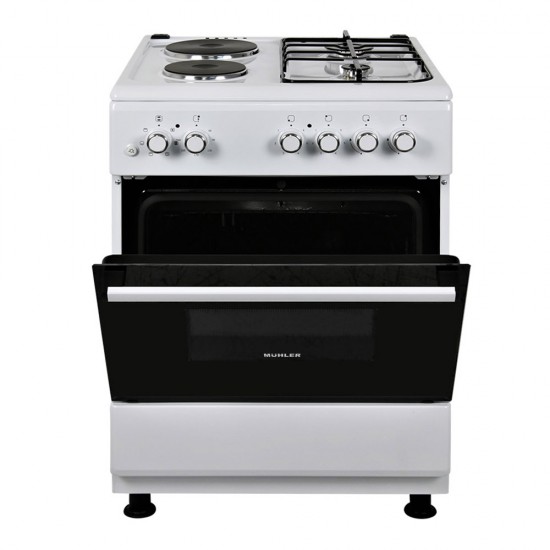Голяма готварска печка Muhler ELC-600G, 2Г+2Е Голяма готварска печка Muhler ELC-600G, 2Г+2Е