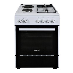 Голяма готварска печка Muhler ELC-R601G, 2Г+2Е