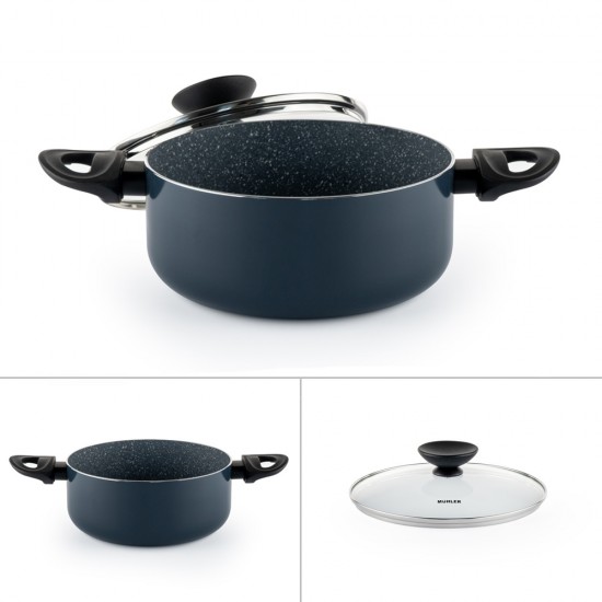 Тенджера Muhler Nia MR-2244 22x9.5cm, 3.1L. Тенджера Muhler Nia MR-2244 22x9.5cm, 3.1L.