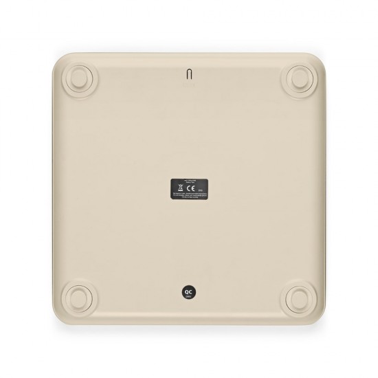 Дигитална везна за баня Brabantia ReNew Soft Beige, работа без батерии Дигитална везна за баня Brabantia ReNew Soft Beige, работа без батерии