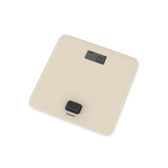 Дигитална везна за баня Brabantia ReNew Soft Beige, работа без батерии Дигитална везна за баня Brabantia ReNew Soft Beige, работа без батерии