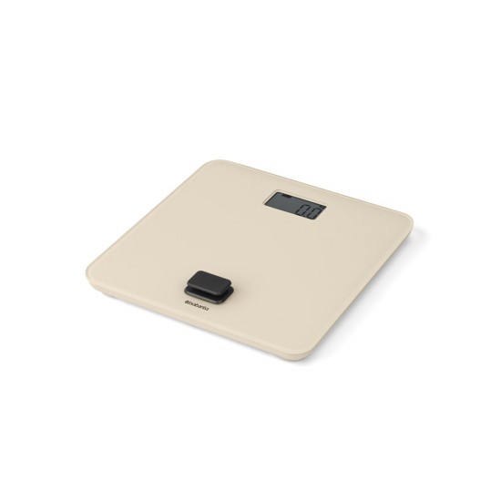 Дигитална везна за баня Brabantia ReNew Soft Beige, работа без батерии Дигитална везна за баня Brabantia ReNew Soft Beige, работа без батерии