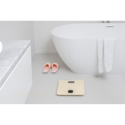 Дигитална везна за баня Brabantia ReNew Soft Beige, работа без батерии