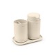 Комплект аксесоари за баня Brabantia ReNew Soft Beige 3 части Комплект аксесоари за баня Brabantia ReNew Soft Beige 3 части