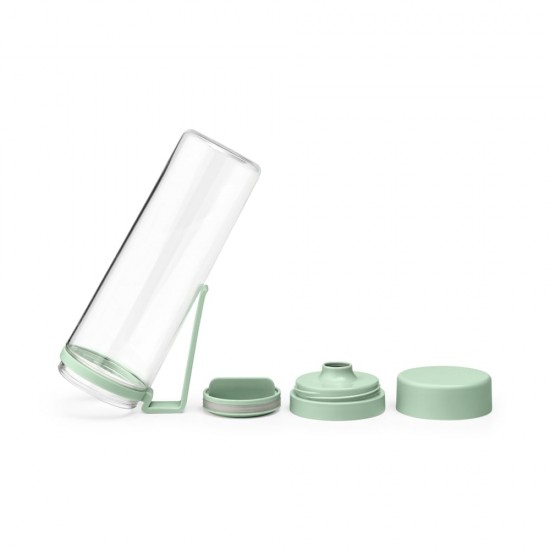 Бутилка Brabantia Make&Take 500ml Jade Green, с цедка Бутилка Brabantia Make&Take 500ml Jade Green, с цедка