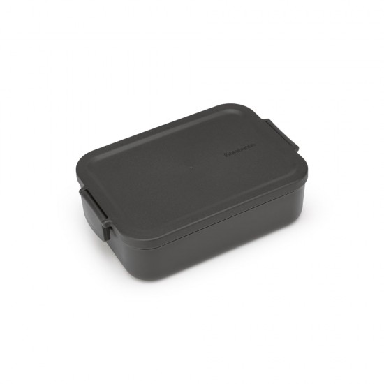 Кутия за обяд Brabantia Make&Take 1.1L, Dark Grey Кутия за обяд Brabantia Make&Take 1.1L, Dark Grey