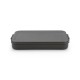 Кутия за обяд Brabantia Make&Take 1.1L, Dark Grey, плоска Кутия за обяд Brabantia Make&Take 1.1L, Dark Grey, плоска