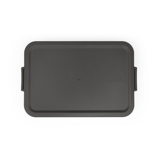 Кутия за обяд Brabantia Make&Take 1.1L, Dark Grey, плоска Кутия за обяд Brabantia Make&Take 1.1L, Dark Grey, плоска