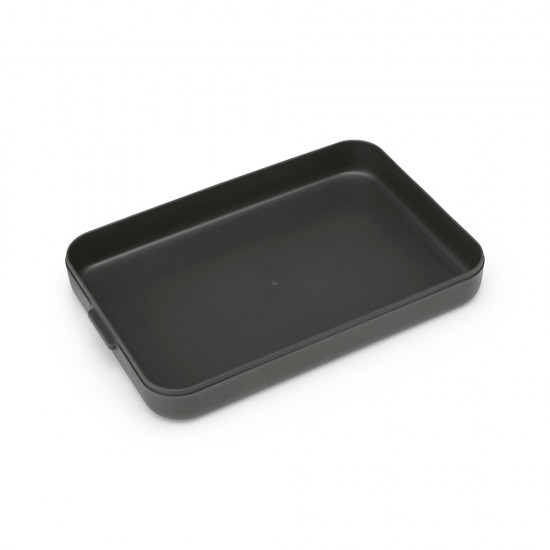 Кутия за обяд Brabantia Make&Take 1.1L, Dark Grey, плоска Кутия за обяд Brabantia Make&Take 1.1L, Dark Grey, плоска