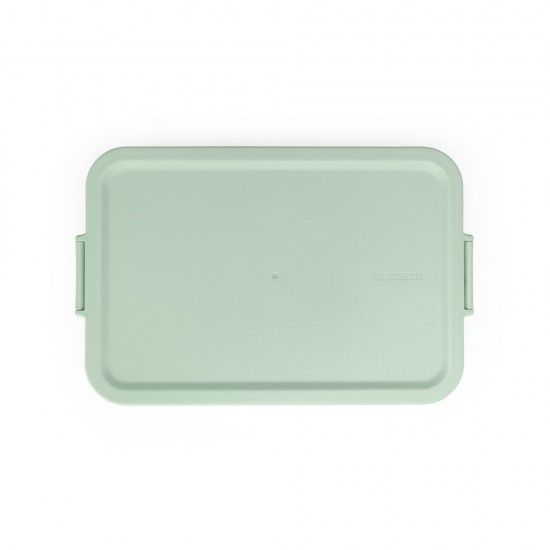 Кутия за обяд Brabantia Make&Take 1.1L, Jade Green, плоска Кутия за обяд Brabantia Make&Take 1.1L, Jade Green, плоска