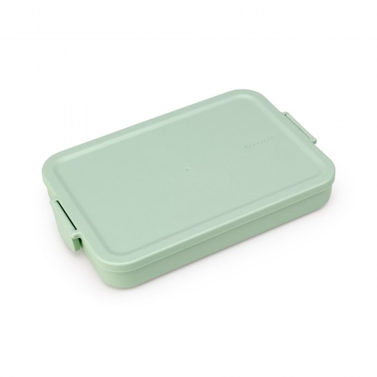 Кутия за обяд Brabantia Make&Take 1.1L, Jade Green, плоска Кутия за обяд Brabantia Make&Take 1.1L, Jade Green, плоска