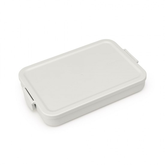 Кутия за обяд Brabantia Make&Take 1.1L, Light Grey, плоска Кутия за обяд Brabantia Make&Take 1.1L, Light Grey, плоска