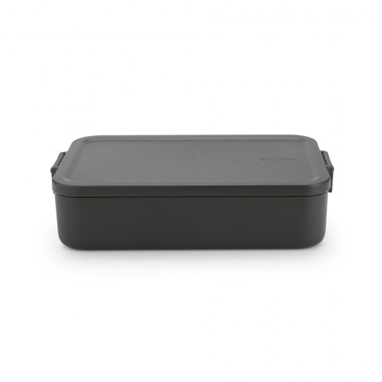 Кутия за обяд Brabantia Make&Take 2L, Dark Grey Кутия за обяд Brabantia Make&Take 2L, Dark Grey
