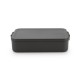 Кутия за обяд Brabantia Make&Take 2L, Dark Grey Кутия за обяд Brabantia Make&Take 2L, Dark Grey