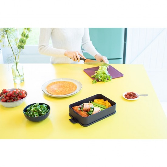 Кутия за обяд Brabantia Make&Take 2L, Dark Grey Кутия за обяд Brabantia Make&Take 2L, Dark Grey