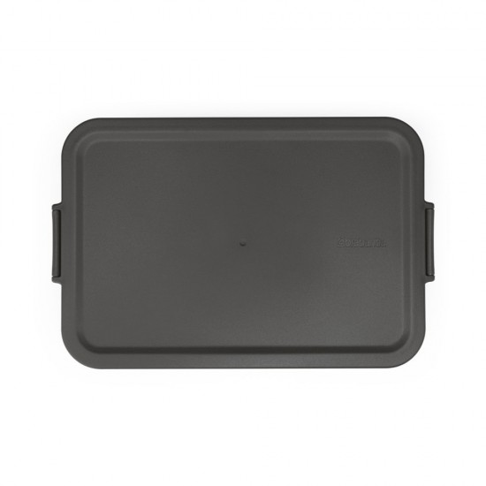 Кутия за обяд Brabantia Make&Take 2L, Dark Grey, с разделители Кутия за обяд Brabantia Make&Take 2L, Dark Grey, с разделители
