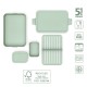 Кутия за обяд Brabantia Make&Take 2L, Jade Green, с разделители Кутия за обяд Brabantia Make&Take 2L, Jade Green, с разделители