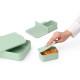 Кутия за обяд Brabantia Make&Take 2L, Jade Green, с разделители Кутия за обяд Brabantia Make&Take 2L, Jade Green, с разделители