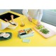 Кутия за обяд Brabantia Make&Take 2L, Jade Green, с разделители Кутия за обяд Brabantia Make&Take 2L, Jade Green, с разделители