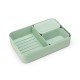 Кутия за обяд Brabantia Make&Take 2L, Jade Green, с разделители Кутия за обяд Brabantia Make&Take 2L, Jade Green, с разделители