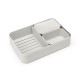 Кутия за обяд Brabantia Make&Take 2L, Light Grey, с разделители Кутия за обяд Brabantia Make&Take 2L, Light Grey, с разделители