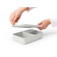 Кутия за обяд Brabantia Make&Take 2L, Light Grey, с разделители Кутия за обяд Brabantia Make&Take 2L, Light Grey, с разделители