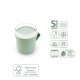 Чаша с капак Brabantia Make&Take 600ml, Jade Green Чаша с капак Brabantia Make&Take 600ml, Jade Green