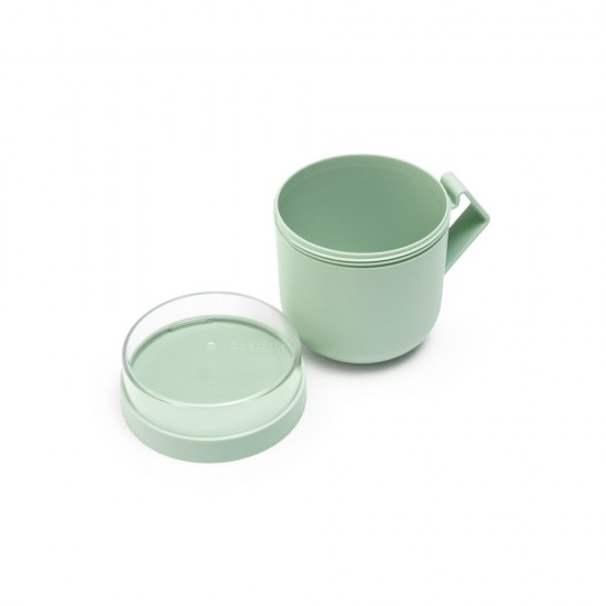 Чаша с капак Brabantia Make&Take 600ml, Jade Green Чаша с капак Brabantia Make&Take 600ml, Jade Green