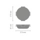 Купа за обяд Brabantia Make&Take 1L, Dark Grey Купа за обяд Brabantia Make&Take 1L, Dark Grey