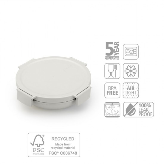 Купа за обяд Brabantia Make&Take 1L, Light Grey Купа за обяд Brabantia Make&Take 1L, Light Grey