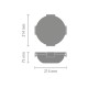 Купа за салата Brabantia Make&Take 1.3L, Dark Grey Купа за салата Brabantia Make&Take 1.3L, Dark Grey